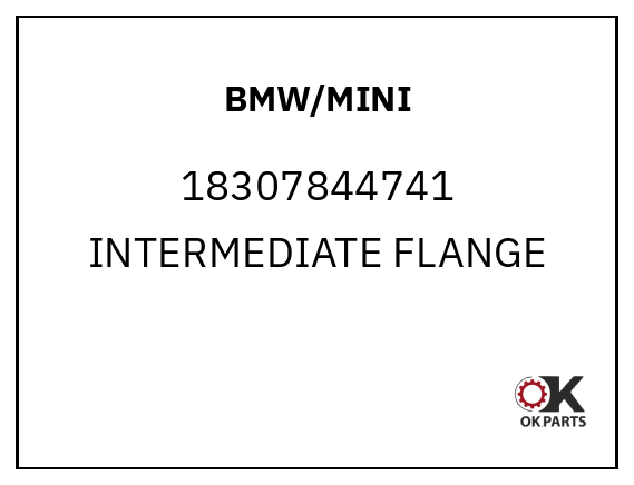 BMW/MINI 18307844741 INTERMEDIATE FLANGE