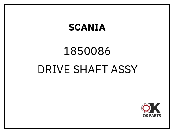 SCANIA 1850086 DRIVE SHAFT ASSY