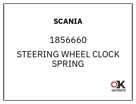 SCANIA 1856660 STEERING WHEEL CLOCK SPRING
