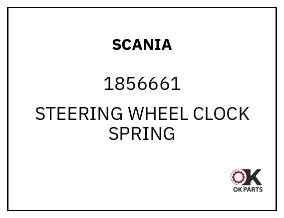 SCANIA 1856661 STEERING WHEEL CLOCK SPRING