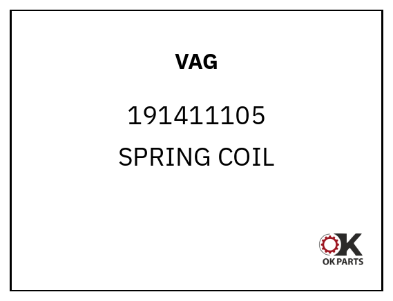 VAG 191411105 SPRING COIL