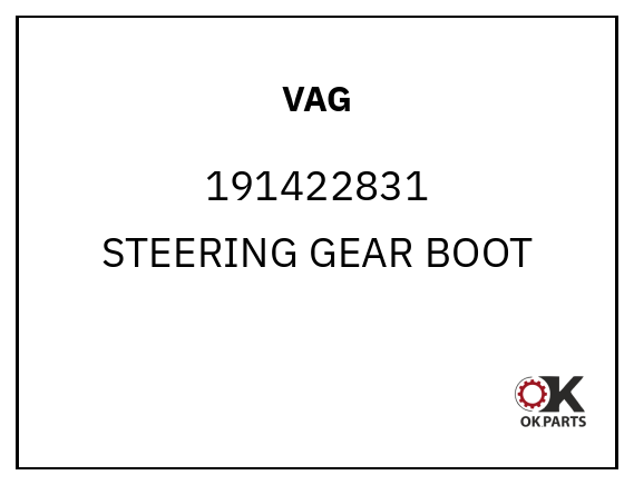 VAG 191422831 STEERING GEAR BOOT