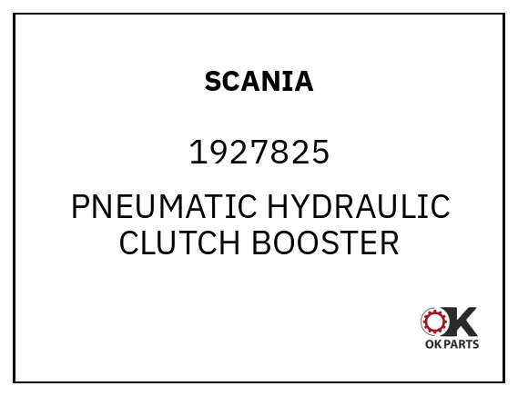 SCANIA 1927825 PNEUMATIC HYDRAULIC CLUTCH BOOSTER