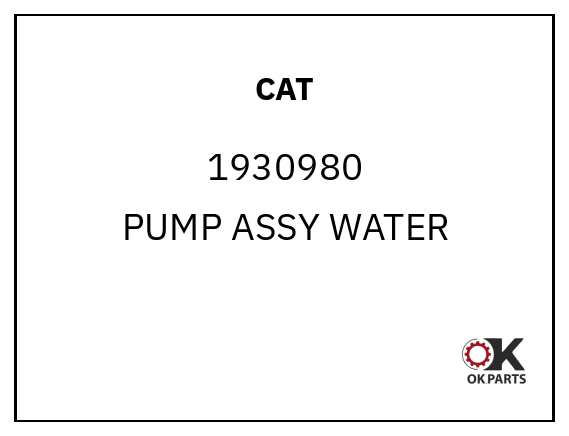 CAT 1930980 PUMP ASSY WATER