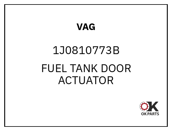 VAG 1J0810773B FUEL TANK DOOR ACTUATOR
