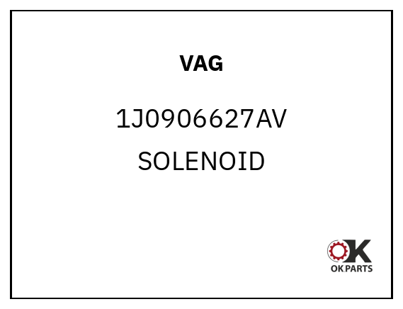 VAG 1J0906627AV SOLENOID