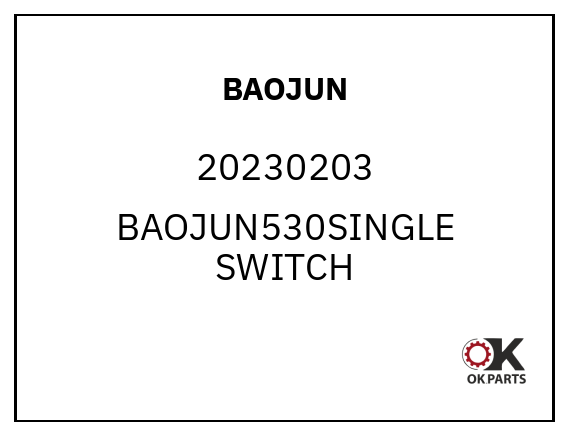 BAOJUN 20230203 BAOJUN530SINGLE SWITCH