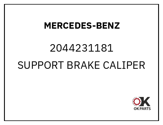 MERCEDES-BENZ 2044231181 SUPPORT BRAKE CALIPER