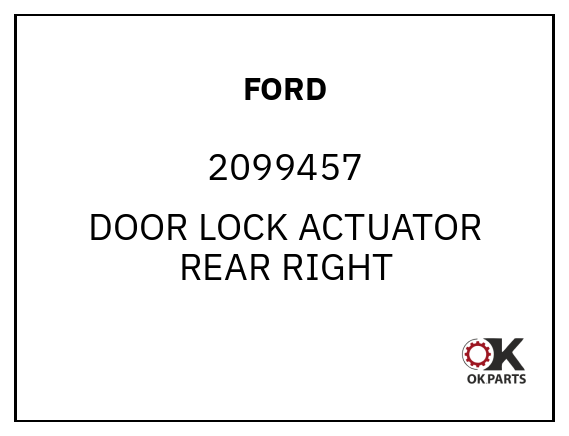 FORD 2099457 DOOR LOCK ACTUATOR REAR RIGHT
