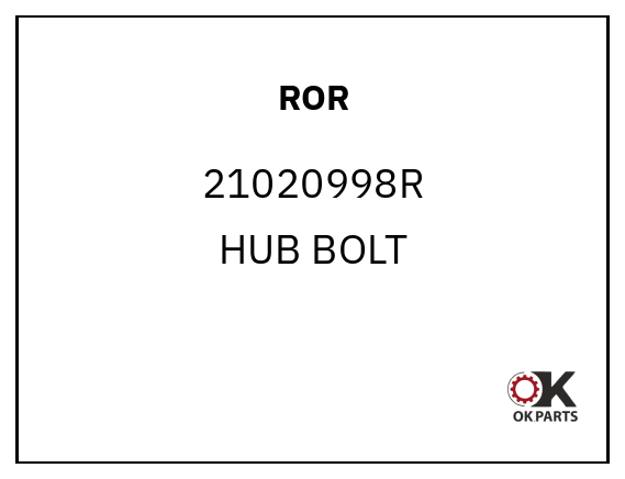 ROR 21020998R HUB BOLT