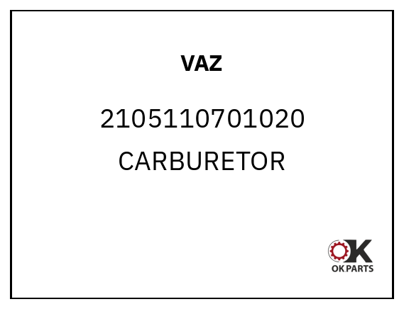 VAZ 2105110701020 CARBURETOR