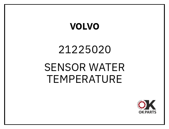 VOLVO 21225020 SENSOR WATER TEMPERATURE