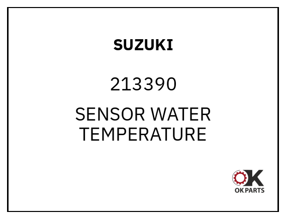 SUZUKI 213390 SENSOR WATER TEMPERATURE