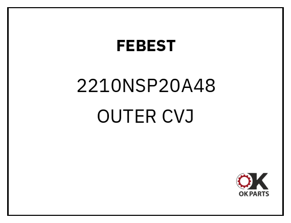 FEBEST 2210NSP20A48 OUTER CVJ