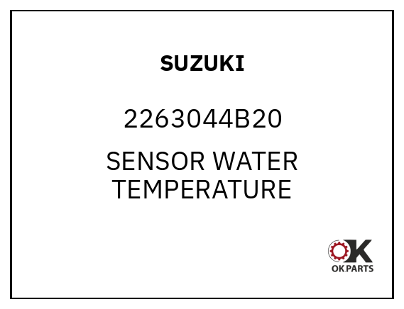 SUZUKI 2263044B20 SENSOR WATER TEMPERATURE