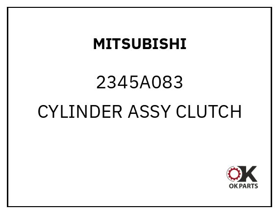 MITSUBISHI 2345A083 CYLINDER ASSY CLUTCH