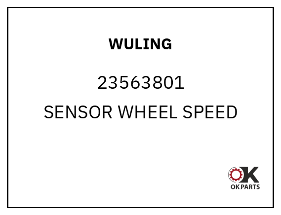 WULING 23563801 SENSOR WHEEL SPEED