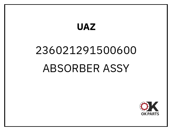UAZ 236021291500600 ABSORBER ASSY