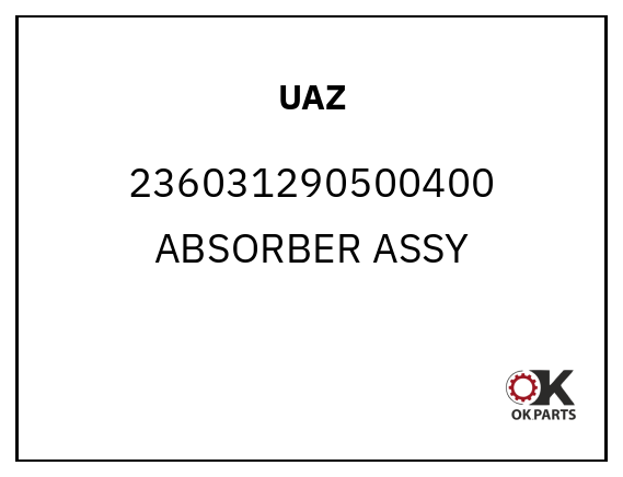 UAZ 236031290500400 ABSORBER ASSY