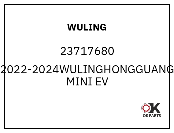 WULING 23717680 2022-2024WULINGHONGGUANG MINI EV