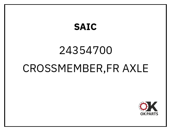 SAIC 24354700 CROSSMEMBER,FR AXLE