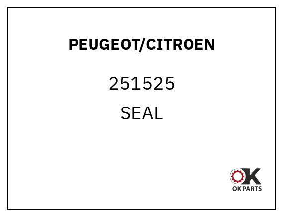 PEUGEOT/CITROEN 251525 SEAL