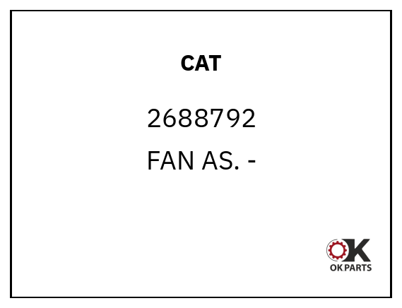 CAT 2688792 FAN AS. -