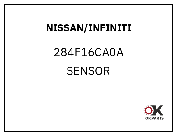 NISSAN/INFINITI 284F16CA0A SENSOR