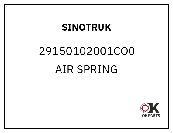 SINOTRUK 29150102001CO0 AIR SPRING