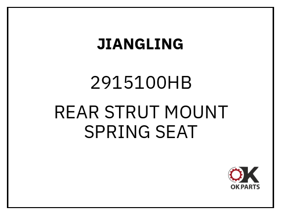 JIANGLING 2915100HB REAR STRUT MOUNT SPRING SEAT