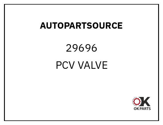 AUTOPARTSOURCE 29696 PCV VALVE