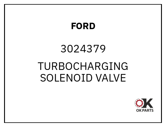 FORD 3024379 TURBOCHARGING SOLENOID VALVE