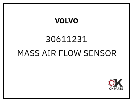 VOLVO 30611231 MASS AIR FLOW SENSOR