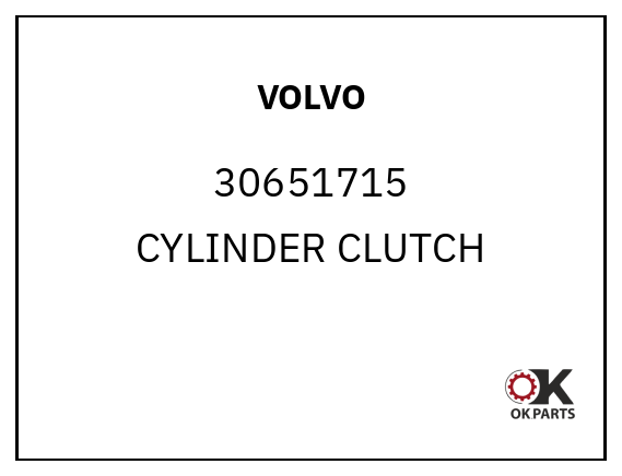 VOLVO 30651715 CYLINDER CLUTCH