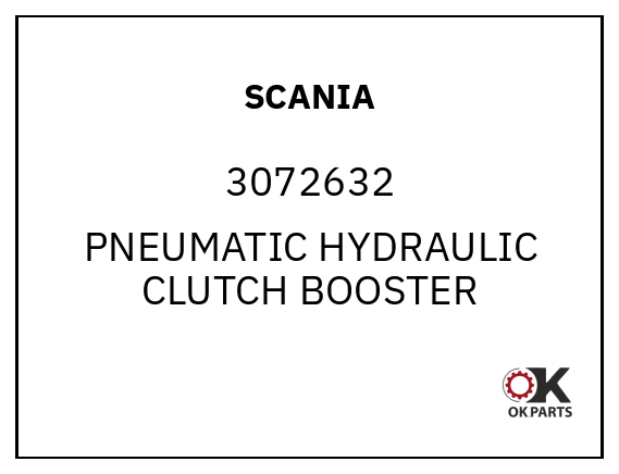 SCANIA 3072632 PNEUMATIC HYDRAULIC CLUTCH BOOSTER