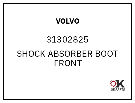 VOLVO 31302825 SHOCK ABSORBER BOOT FRONT