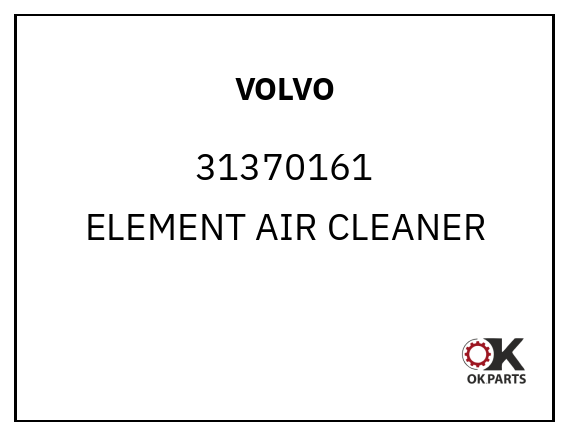VOLVO 31370161 ELEMENT AIR CLEANER