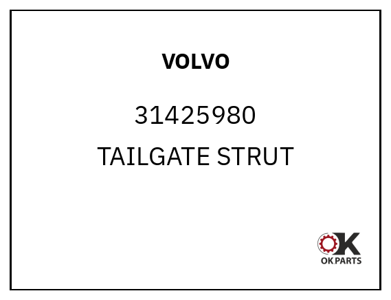 VOLVO 31425980 TAILGATE STRUT