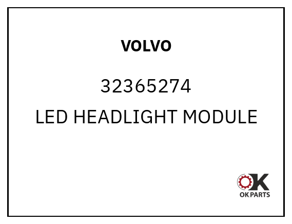 VOLVO 32365274 LED HEADLIGHT MODULE