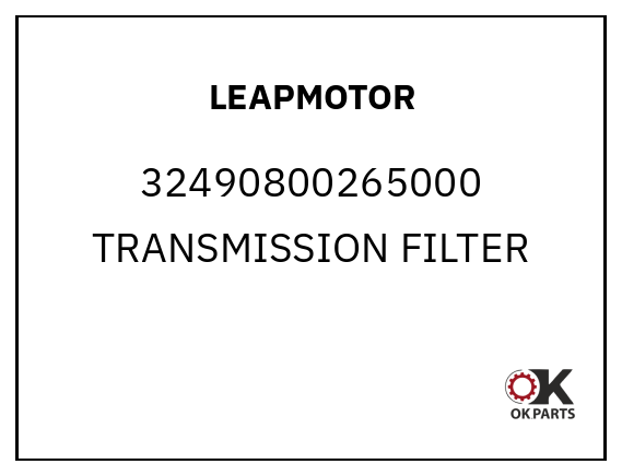 LEAPMOTOR 32490800265000 TRANSMISSION FILTER