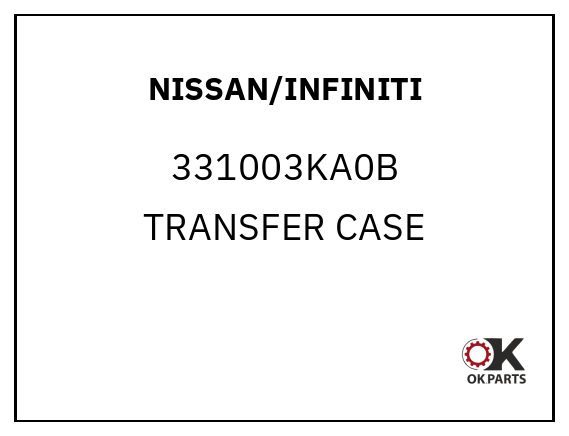 NISSAN/INFINITI 331003KA0B TRANSFER CASE