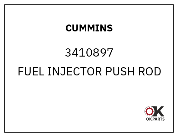 CUMMINS 3410897 FUEL INJECTOR PUSH ROD