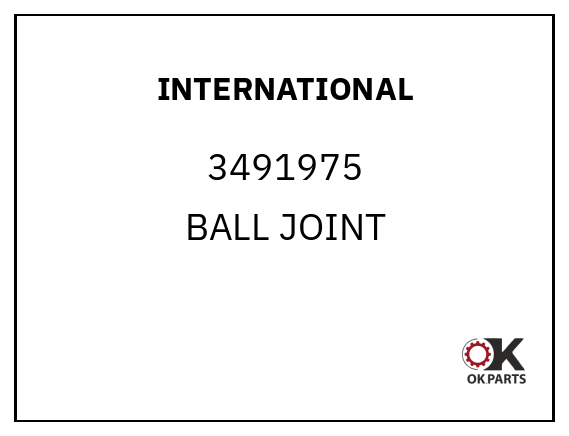 INTERNATIONAL 3491975 BALL JOINT