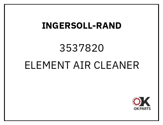 INGERSOLL-RAND 3537820 ELEMENT AIR CLEANER