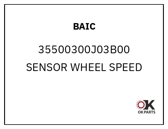 BAIC 35500300J03B00 SENSOR WHEEL SPEED