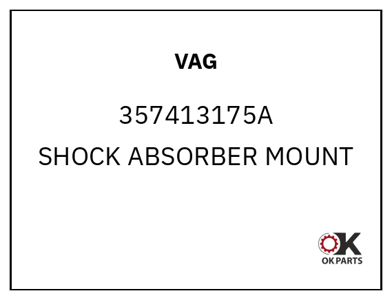 VAG 357413175A SHOCK ABSORBER MOUNT