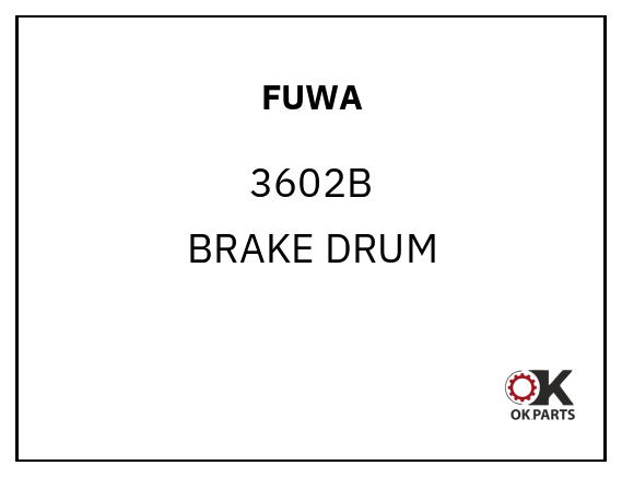 FUWA 3602B BRAKE DRUM