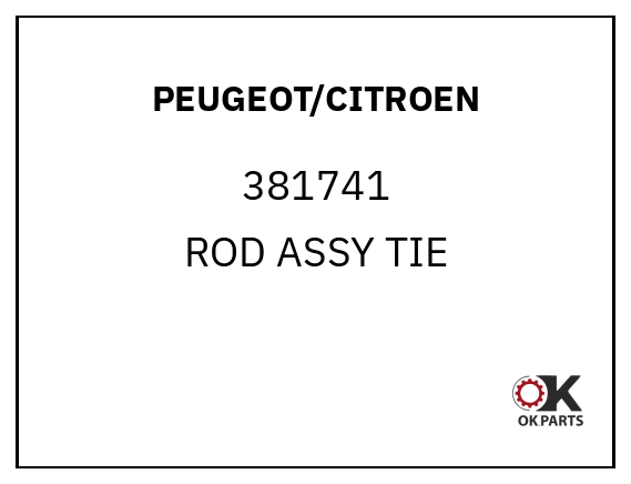 PEUGEOT/CITROEN 381741 ROD ASSY TIE