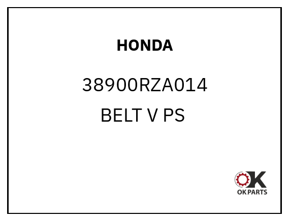 HONDA 38900RZA014 BELT V PS & AC