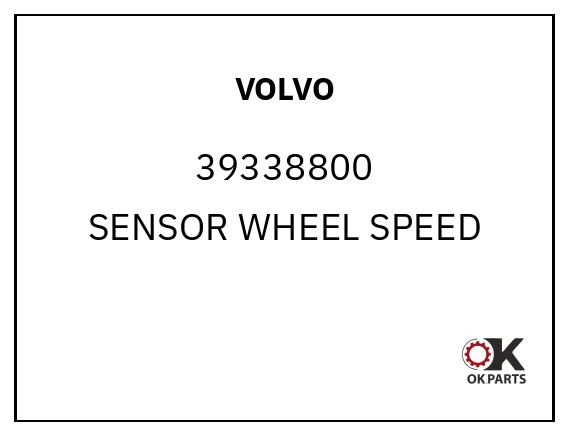 VOLVO 39338800 SENSOR WHEEL SPEED